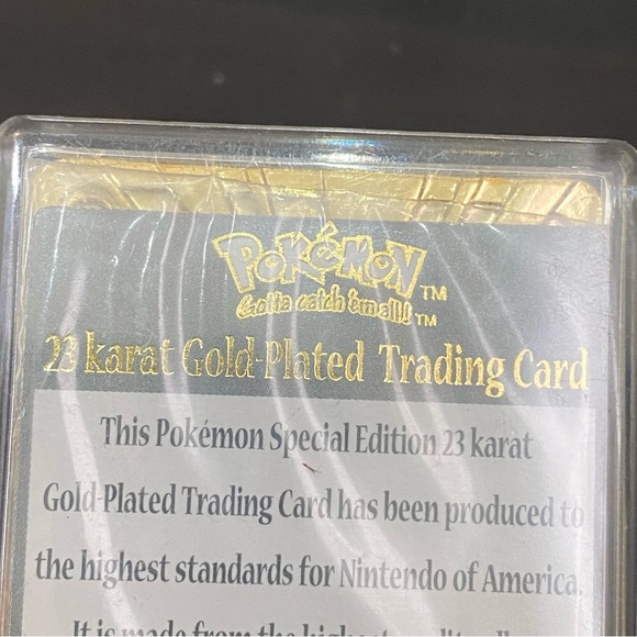 POKÉMON Special Edition Togepi 23k Gold-plated Trading Card w/ COA - Picture 11 of 11